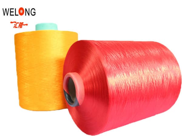 colored polyester textured yarn for carpet